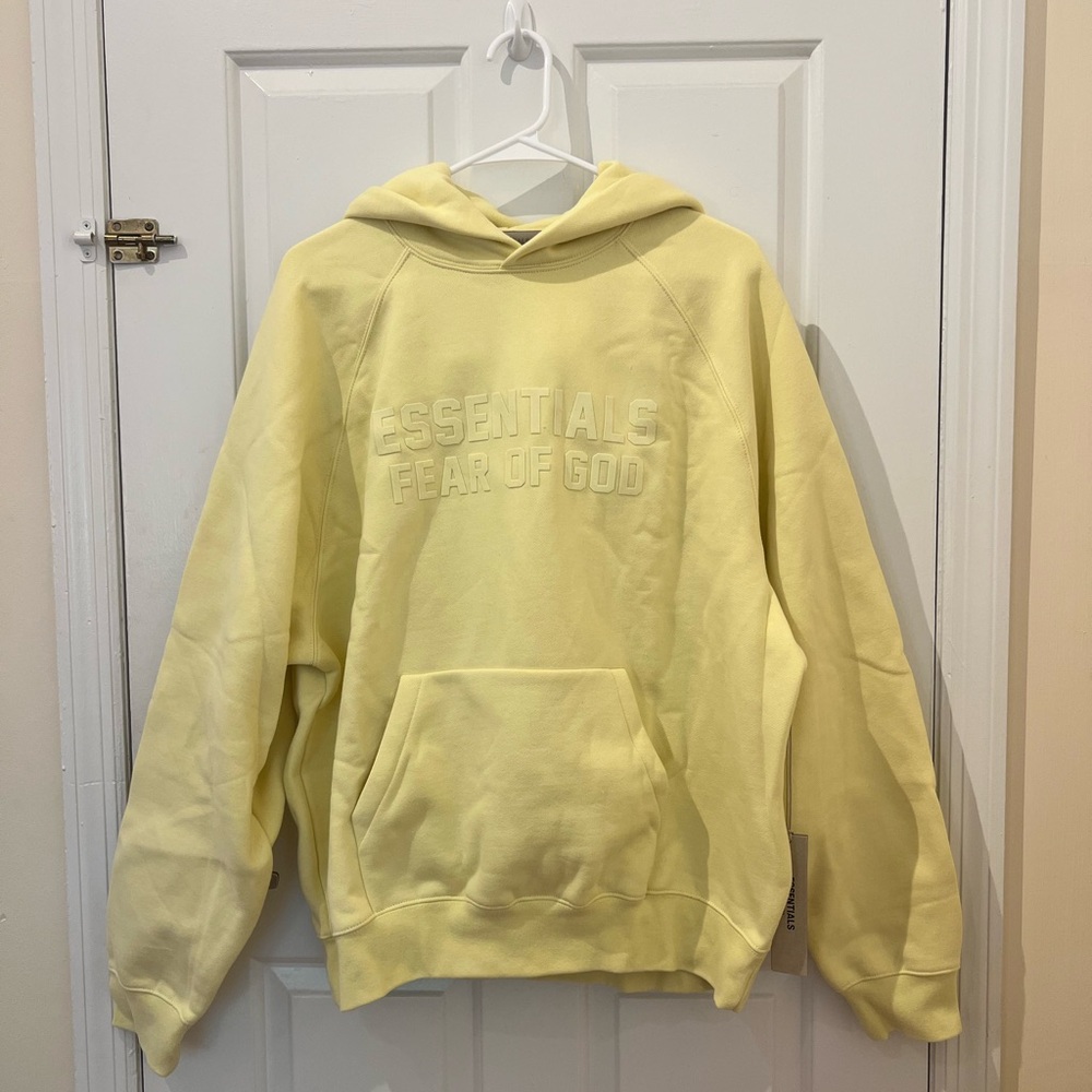 Fear of God Essentials Hoodie Canary Yellow - New With Tags